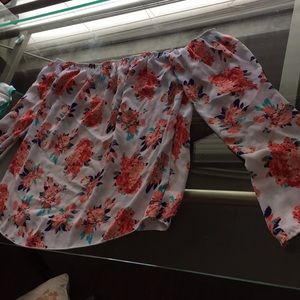 Off the shoulder shirt